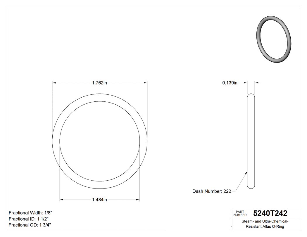 Technical drawing - 5240T242